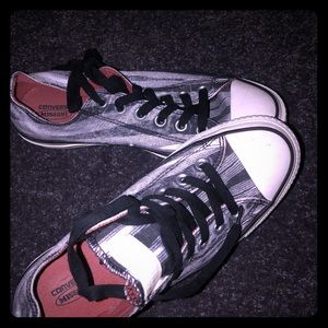 Chuck Taylors (Striped - Women Size 8)
